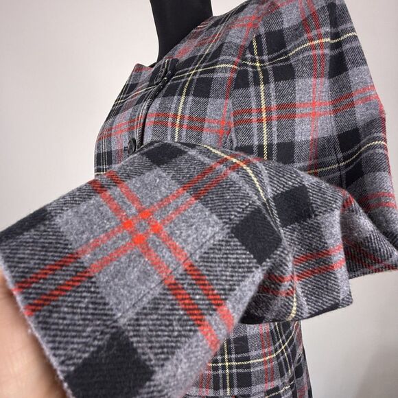 Vintage Pendleton Plaid Blazer Skirt Suit Set | 100% Wool 80s 90s Two-Piece Set - Picture 2 of 10